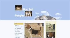 Desktop Screenshot of bluebellbeagles.com